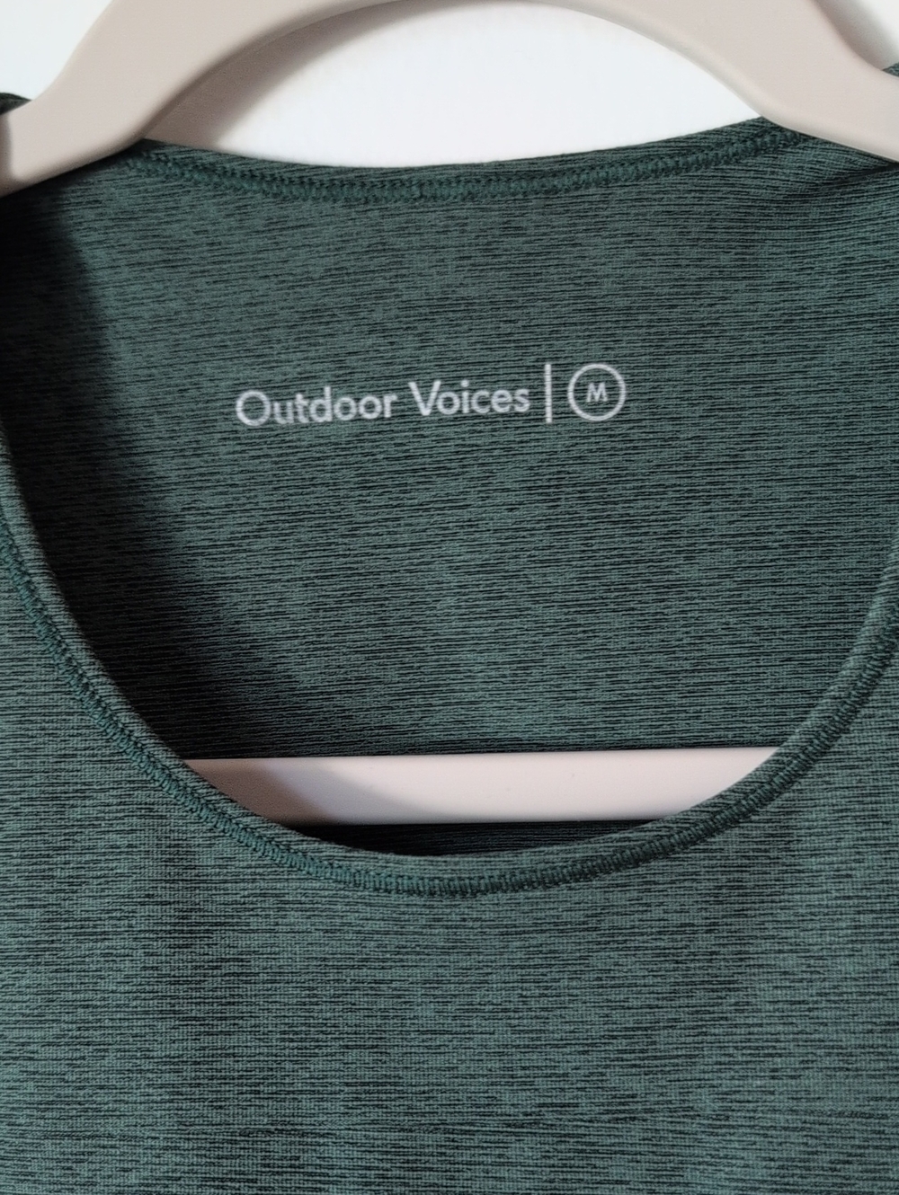 Outdoor Voices Slash Green Crop Top Sports Bra Medium - Picture 5 of 7